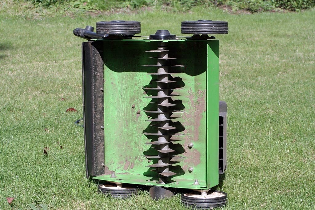 a mechanical dethatcher can be harsh on lawns