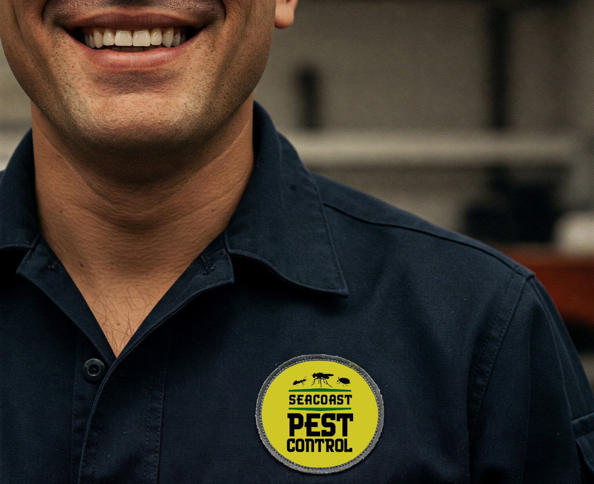 friendly Seacoast Pest Control technician